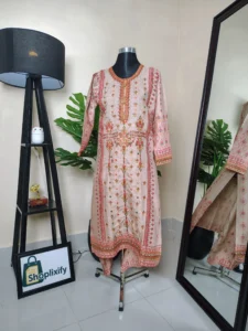 স্টাইলিশ এমব্রয়ডারি কটন টু পিস | প্রিমিয়াম ফেব্রিক ও ট্রেন্ডি ডিজাইন